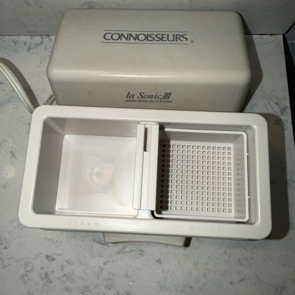 Connoisseurs La Sonic III Tank Sonic Jewelry Cleaner Model 1 Conx